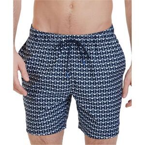 Nautica Mens Quick Dry Anchor Swim Bottom Board Shorts, NWT